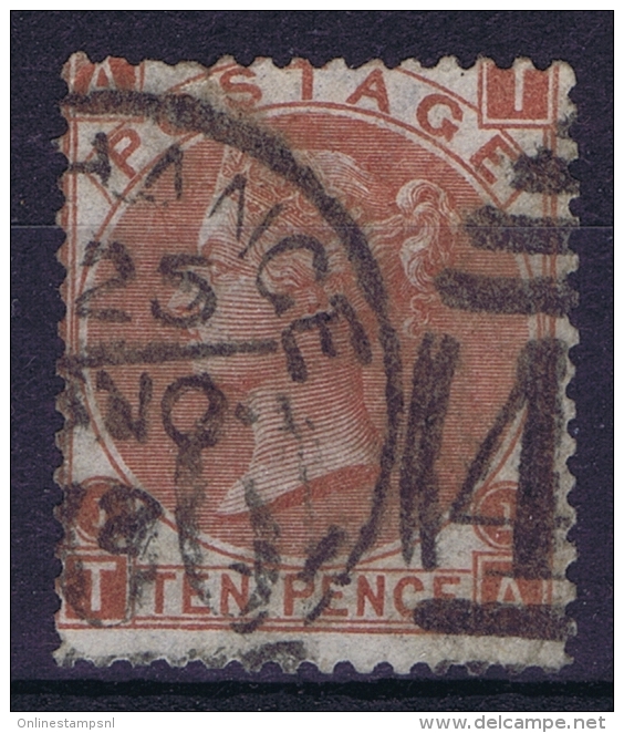 Great Britain  SG 112 , Yv Nr 36 Used  1867 - Gebraucht