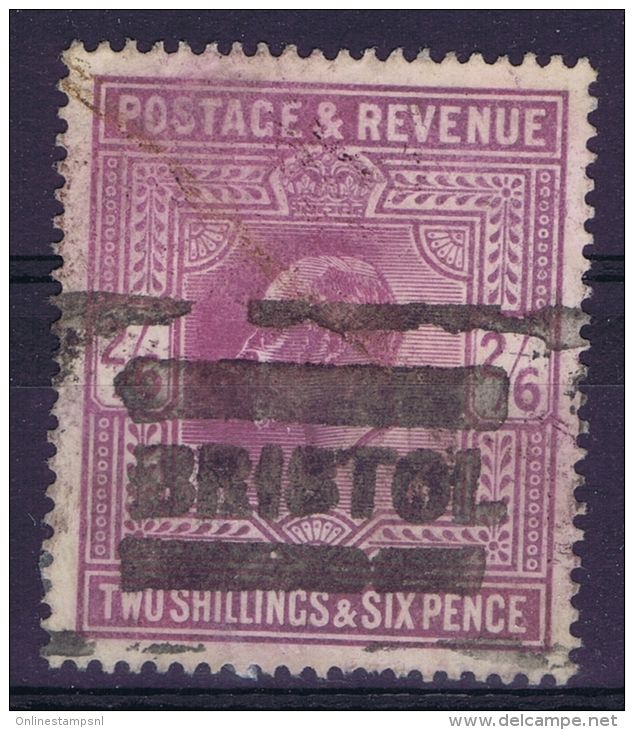 Great Britain  SG 262 Dull Purple  , Yv Nr 118 Used Cancel Bristol - Gebraucht