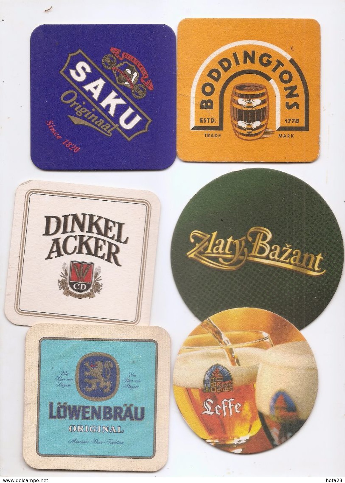 GERMANY , ESTONIA,   BEER Tablemat, Tray, Salver - SAKU ORGINAL Lot -KAS 7 - 233 - 12,12,2017 - Bier