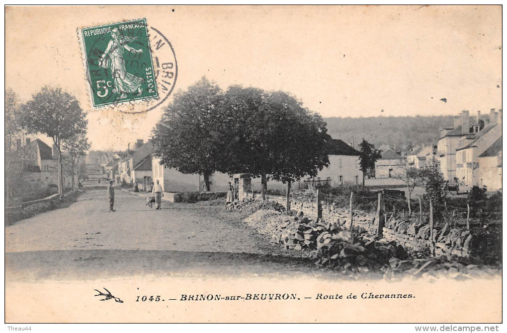 ¤¤  -   1045   -  BRINON-sur-BEUVRON    -  Route De Chevannes    -   ¤¤ - Brinon Sur Beuvron