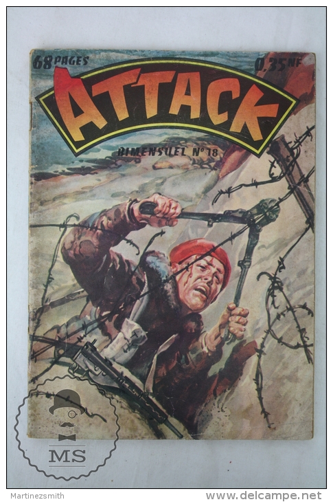 French 1961 Bimensuel Comic - ATTACK Nº 18 - By Imperia And Cº - Otros & Sin Clasificación