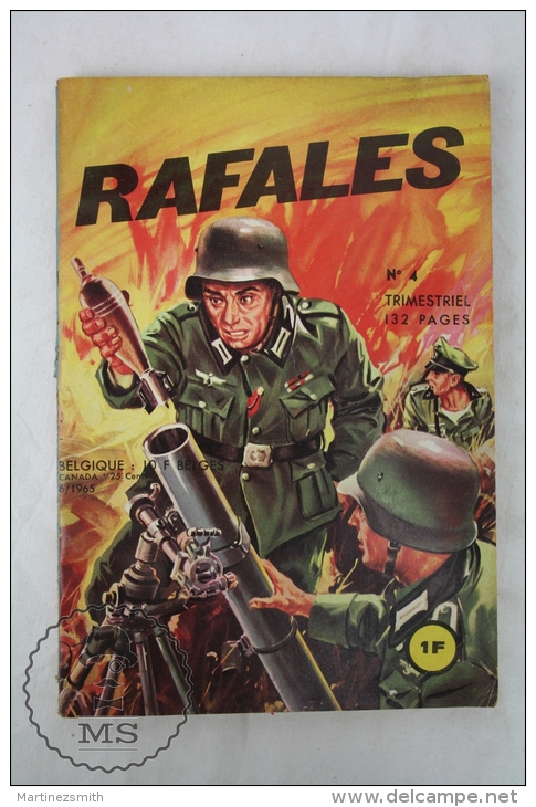 French Trimestriel Comic - Rafales Nº 4, 132 Pages - Edited By EDI Europ, 1961 - Autres & Non Classés