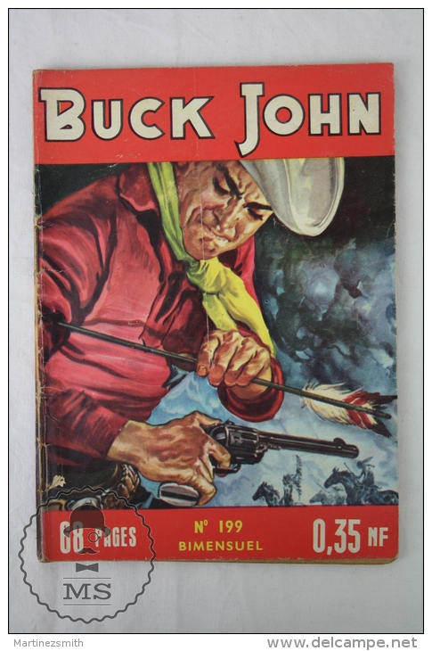 French Bimensuel Comic - Buck John, Nº 199 - 68 Pages - By Imperia And Cº 1954 - Autres & Non Classés