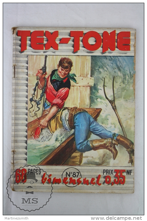 French Bimensuel Comic - Tex Tone, Nº 87 - 68 Pages - By Imperia And Cº 1959 - Otros & Sin Clasificación