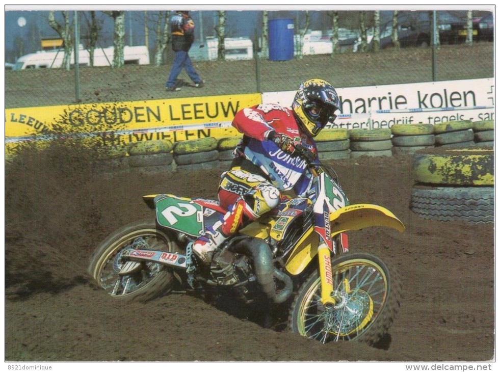 Motorsport - Brommer Bromfiets Motor :Marnicq Bervoets - 250 Cc Klasse Wereldkampioen Cross Des Nations - Sport Moto