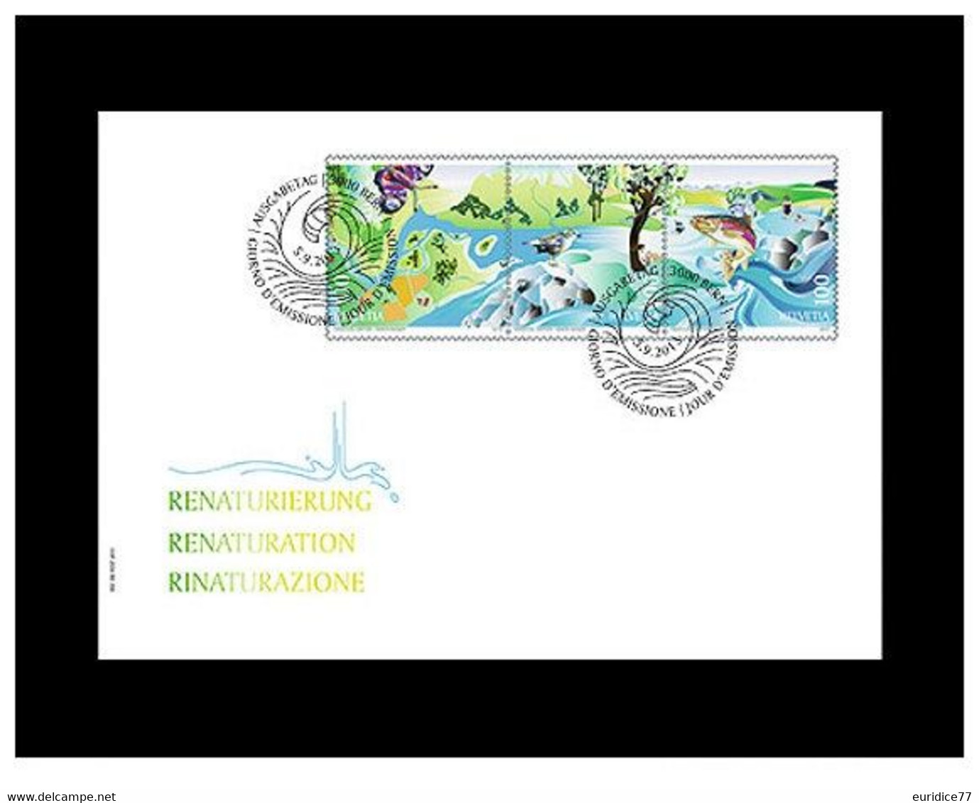 Switzerland 2013 - Restoration FDC - First Day Cover - Unused Stamps