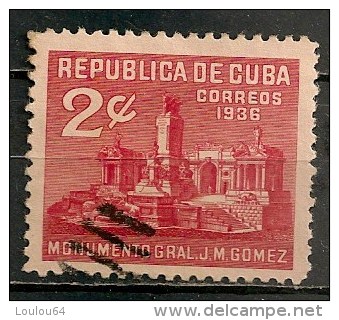 Timbres - Amérique - Cuba - 1936 - 2 Centavos - - Used Stamps