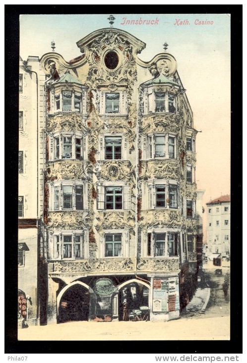 Innsbruck Kath. Casino / Postcard Not Circulated - Innsbruck