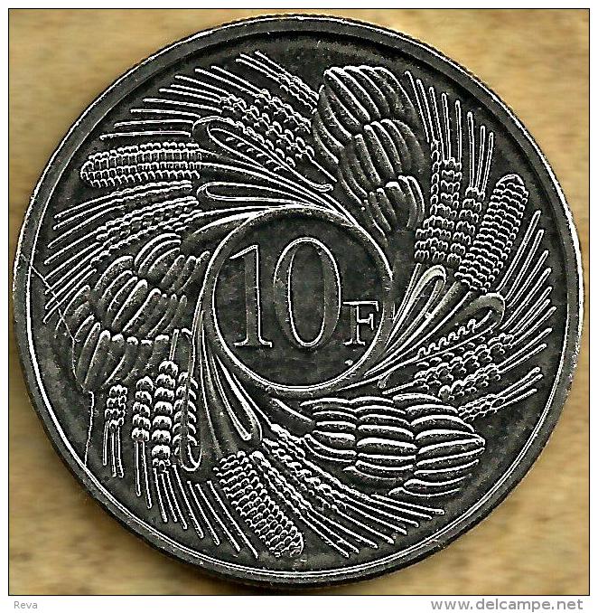 BURUNDI 10 FRANCS WHEAT LEAVES FRONT INSCRIPTIONS BACK 2011 AUNC KM? READ DESCRIPTION CAREFULLY !!! - Burundi