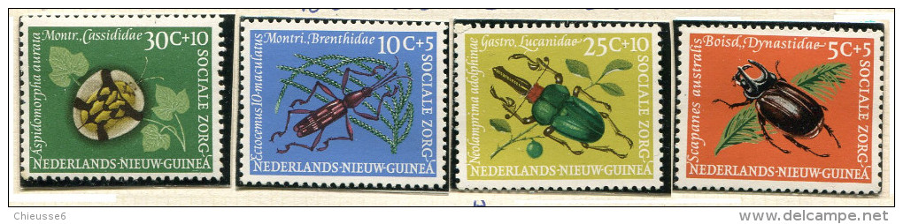 Nelle Guinée - N° 64 à 67 - Insectes - Nederlands Nieuw-Guinea