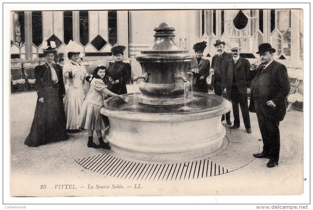 88 - Vittel - La Source Salée - Editeur: LL N° 23 - Vittel