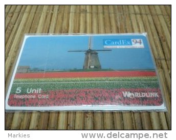 Cardex 94 Prepaidcard Netherlands New With Blister 2 Scans Rare - Cartes GSM, Prépayées Et Recharges