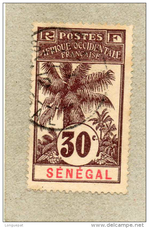 SENEGAL : Palmiers - Arbres - Flore - - Oblitérés