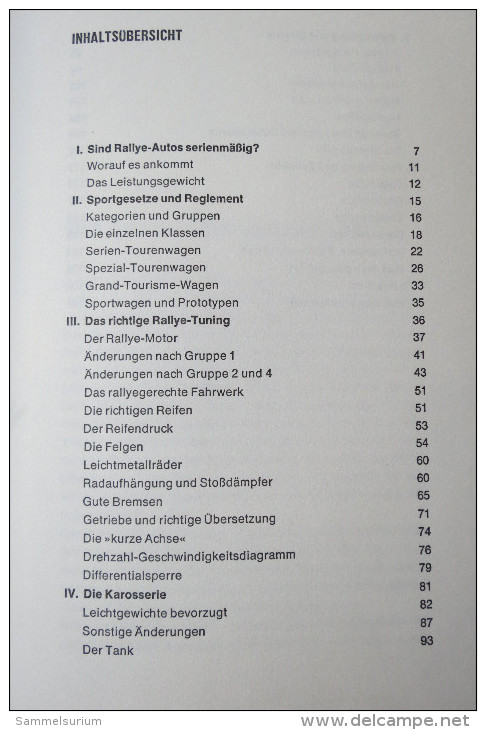 Gert Hack "Rallye Autos" Tuning, Reglement, Ausrüstung (Porsche 911 SC) Motorbuch Verlag - Transporte