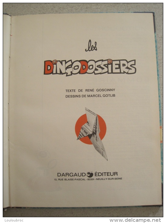 LES DINGODOSSIERS GOSCINNY ET GOTLIB  EDITION 1972 - Dingodossiers, Les