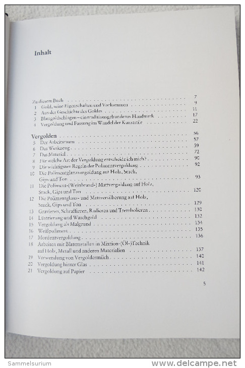 Nenna V. Merhart/Traudl Zulehner "DuMont´s Handbuch Vergolden Und Fassen" (Vergolden, Bronzieren, Fassen......) - Knuteselen & Doe-het-zelf