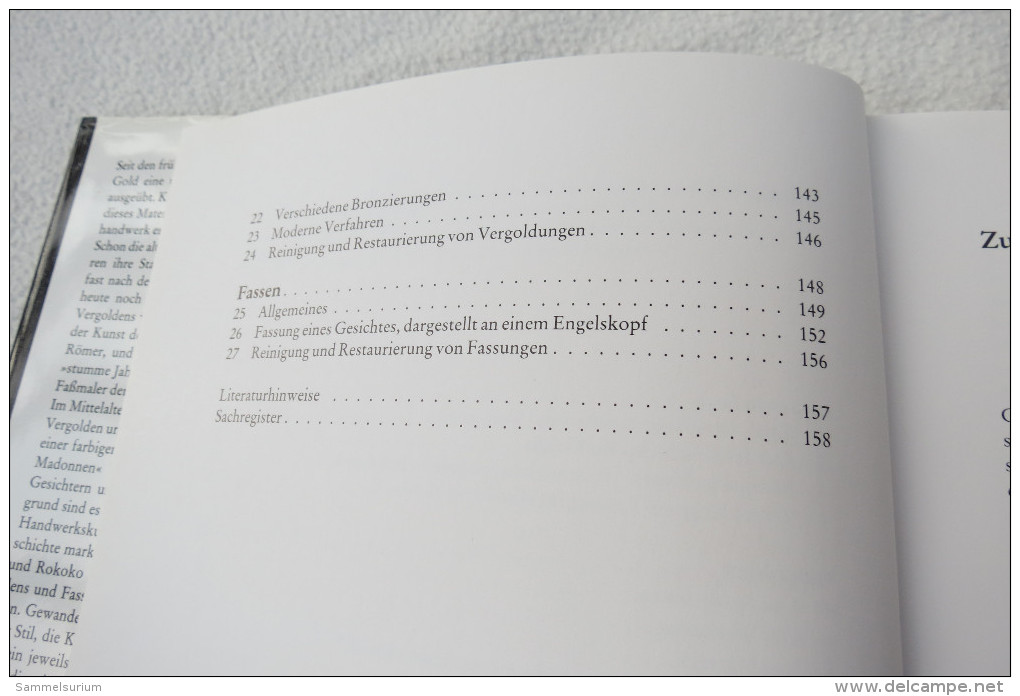 Nenna V. Merhart/Traudl Zulehner "DuMont´s Handbuch Vergolden Und Fassen" (Vergolden, Bronzieren, Fassen......) - Bricolage
