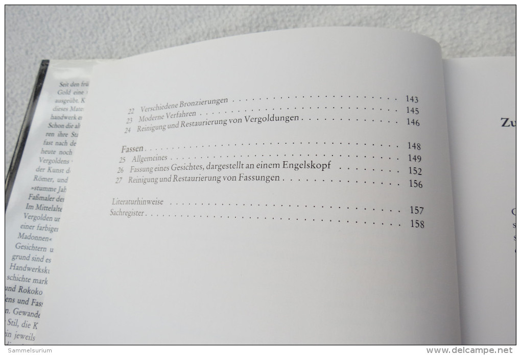 Nenna V. Merhart/Traudl Zulehner "DuMont´s Handbuch Vergolden Und Fassen" (Vergolden, Bronzieren, Fassen......) - Knuteselen & Doe-het-zelf