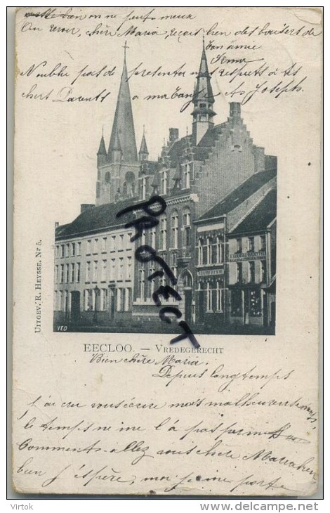 Eeklo - Eecloo : Vredegerecht   ( Geschreven  1901 Met Zegel ) - Eeklo