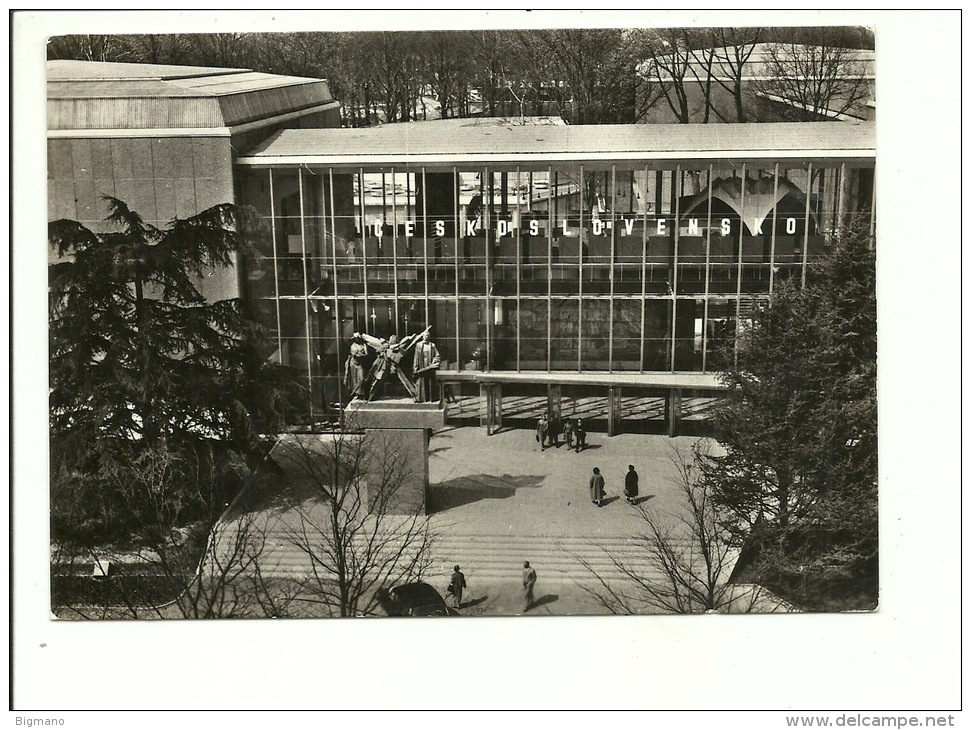 Bruxelles Exposition 1958 Expo 58 Pavillon Tchecoslovaquie - Expositions Universelles