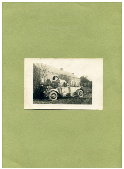 LA CAPELLE AISNE 02 - GUERRE 14 18 VOITURE DES PLENIPOTENTIERES ALLEMANDS LE 8 11 GARDEE PAR SOLDATS FRANCAIS A HAUDROYE - Autres & Non Classés