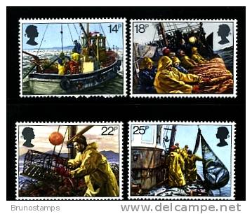 GREAT BRITAIN - 1981  FISHING INDUSTRY  SET MINT NH - Nuovi