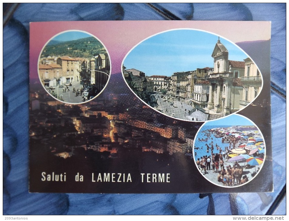 CARTOLINA Di SALUTI DA LAMEZIA TERME VIAGGIATA H909 - Lamezia Terme