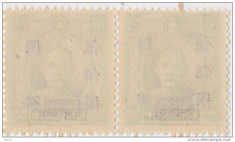SI53D CHINESE CHINA Overprinted MINT NEVER HINGED  RARE Light Decals On The Back Of Overprinting - 1941-45 Chine Du Nord