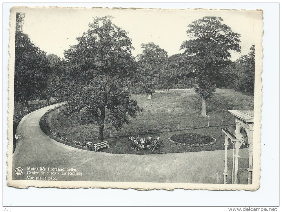 CPSM LA RIMIERE, MUTUALITES PROFESSIONNELLES, CENTRE DE CURE, VUE SUR LE PARC, NEUPRE, PROVINCE DE LIEGE, BELGIQUE - Neupre