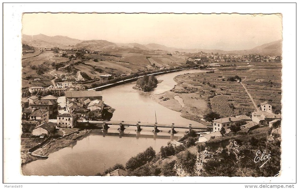 BEHOBIE - PYRENEES ATLANTIQUES - LA BIDASSOA - PONT INTERNATIONAL - L'ILE DES FAISANS ET BEHOBIA - Béhobie