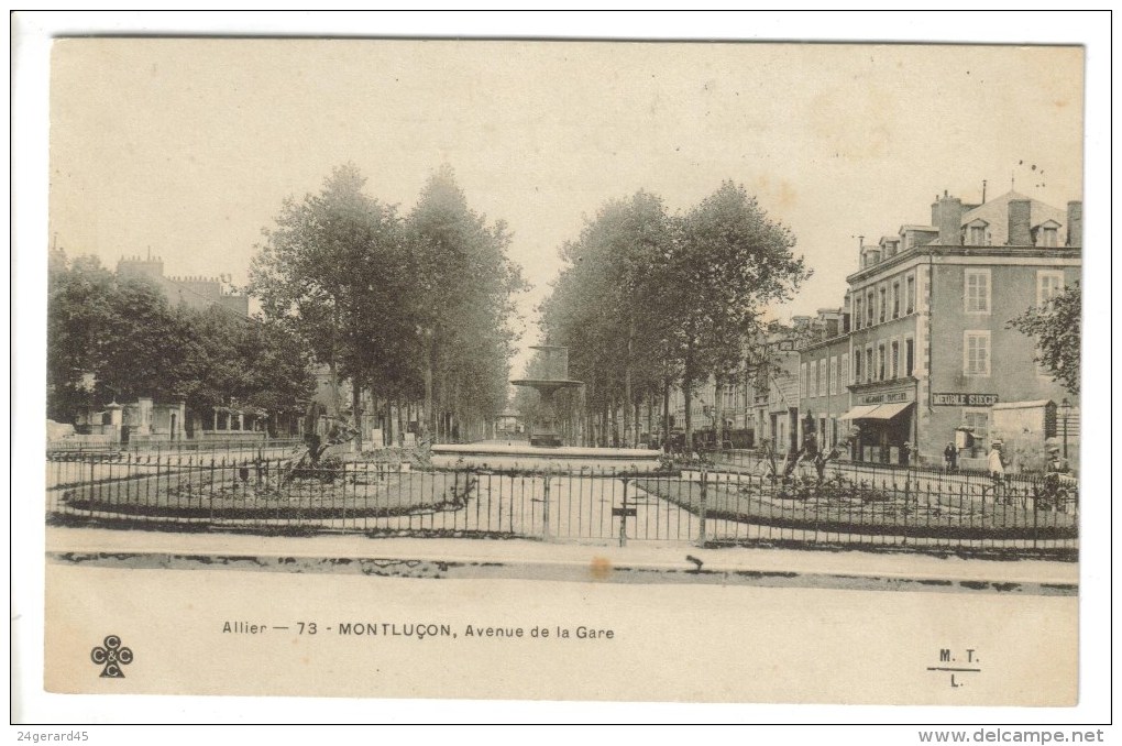 CPA PIONNIERE MONTLUCON (Allier) - Avenue De La Gare - Montlucon