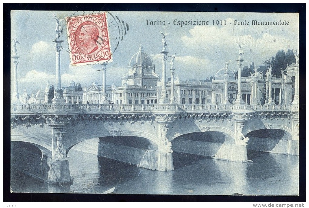 Cpa D´ Italie Torino Esposizione 1911 Ponte Monumentale  FRM 10 - Expositions