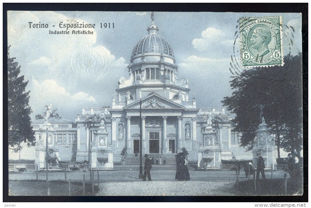 Cpa D´ Italie Torino Esposizione 1911 Industrie Artistiche  FRM 10 - Exposiciones