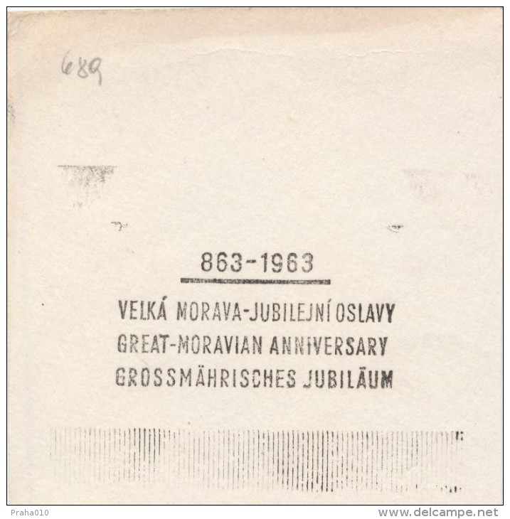 J1906 - Czechoslovakia (1945-79) Control Imprint Stamp Machine (R!): Great-Moravian Anniversary (CZ, GB, D) - Other & Unclassified