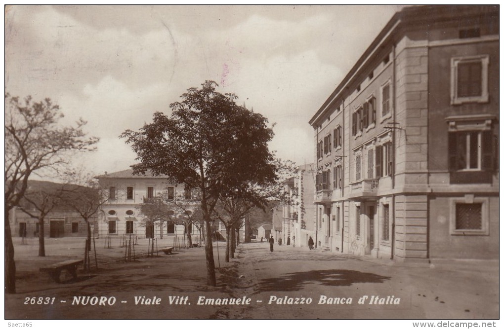 Nuoro -banca D'italia      -veduta 1900 - Nuoro