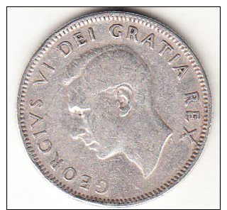 CANADA  1949    25 CENT. GEORGE VI.ARGENT(PLATA)  TTB. CN 4366 - Canada