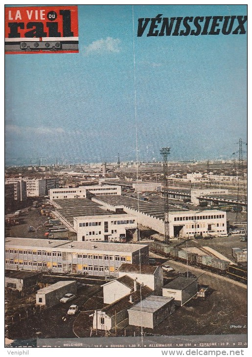 LA VIE DU RAIL -N° 1326 -1972 - ARTICLE SUR LA MODERNISATION DU DEPOT DE VENISSIEUX - Automobile & Transport