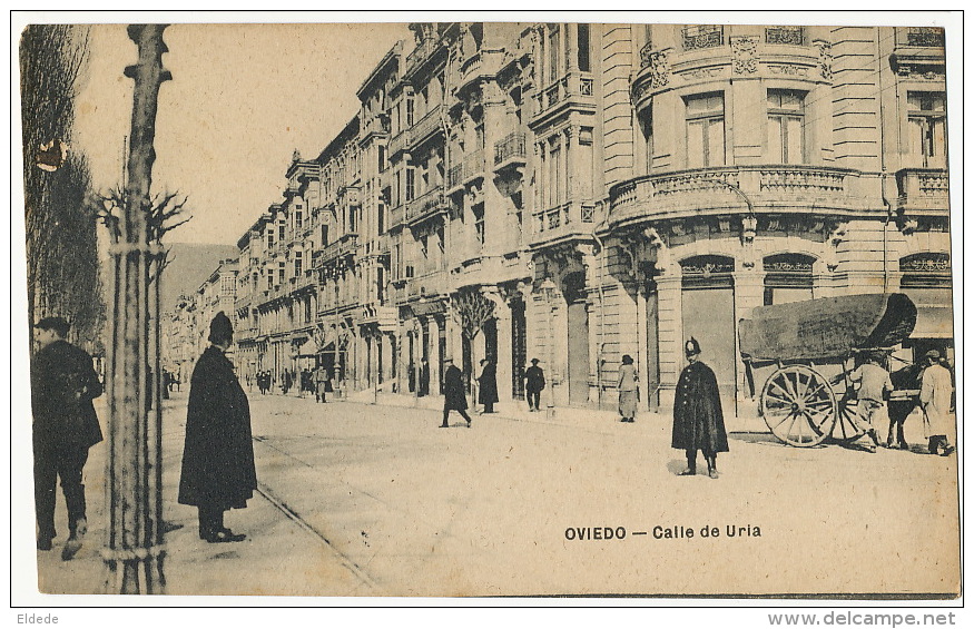 Oviedo Calle De Uria Guarda Civil Policeman - Asturias (Oviedo)