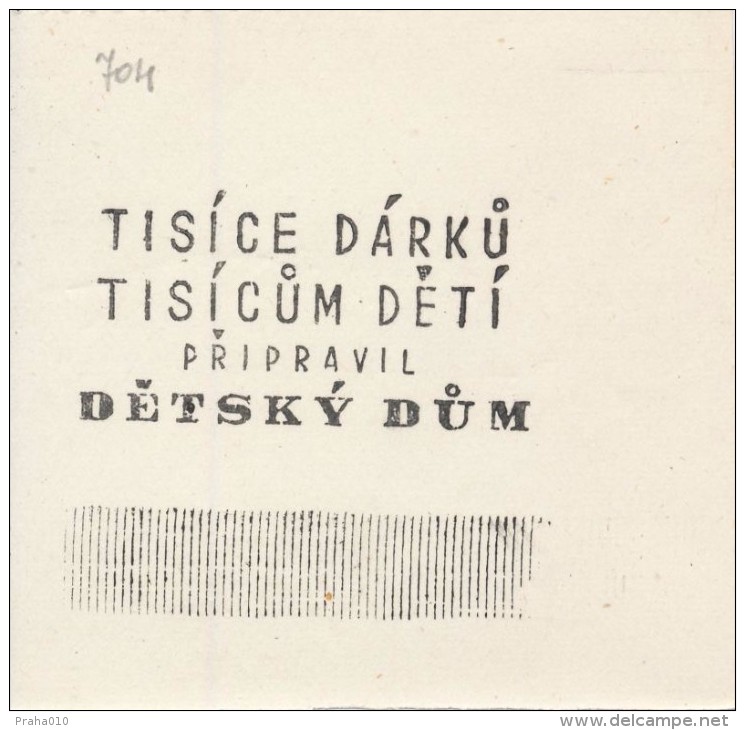 J1932 - Czechoslovakia (1945-79) Control Imprint Stamp Machine (R!): Thousands Of Gifts ... Prepared By Children Home - Essais & Réimpressions