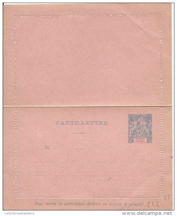 Entier Postal CL 6 - Brieven En Documenten