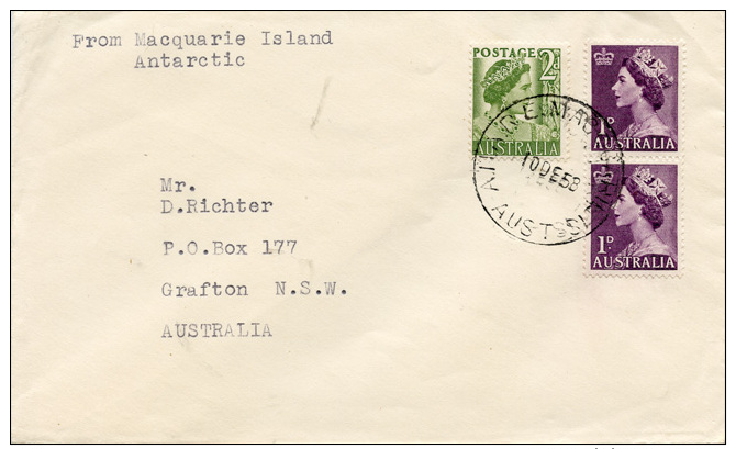 E309 Brief Australien Antarctic N. Grafton - Covers & Documents