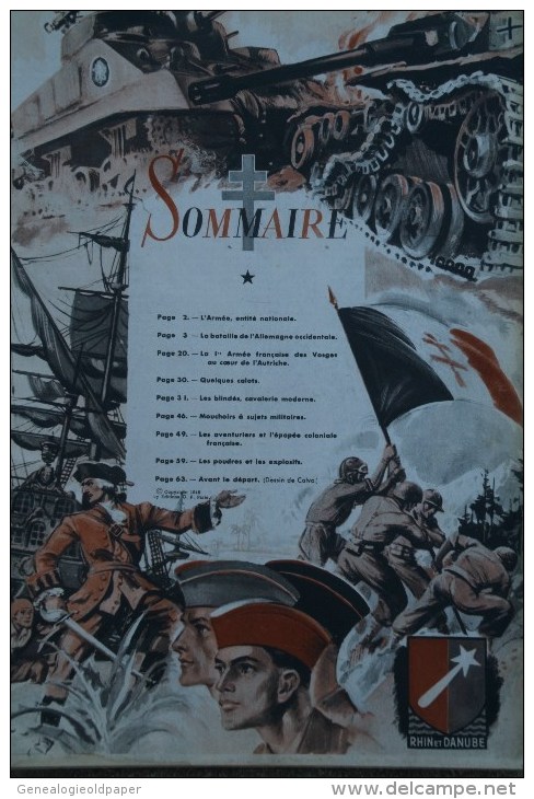 L' ARMEE FRANCAISE AU COMBAT - N° 5- MARS 1946- SPECIAL LIBERATION ALSACE-COLMAR-WW II- CHAR TANK- - Guerre 1939-45