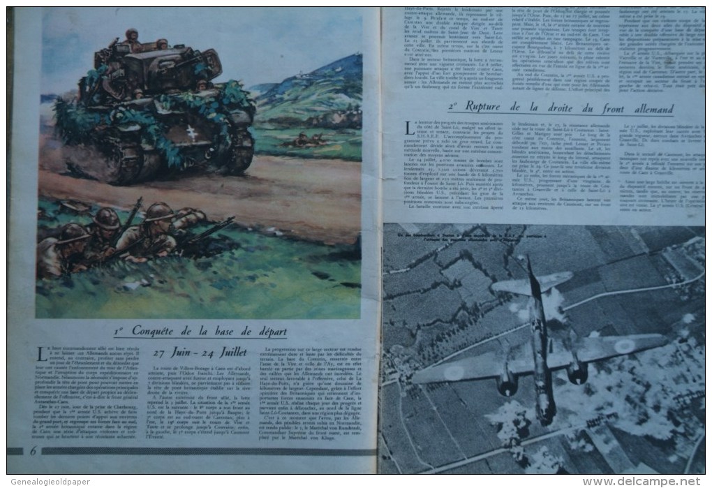 L' ARMEE FRANCAISE AU COMBAT - N° 4- NOV. 1945- BATAILLE NORMANDIE-FALAISE- LIBERATION -BATAILLE PROVENCE-STRASBOURG - Guerre 1939-45