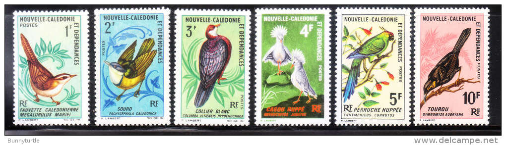 New Caledonia 1967-68 Birds 6v Mint - Neufs