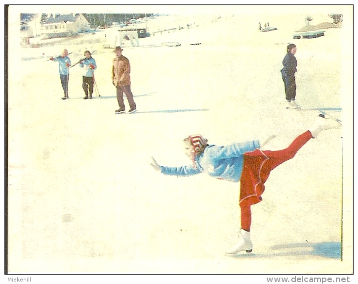 CHROMO CHOCOLAT VICTORIA -PATINAGE AU CANADA--sport D'hiver-patin à Glace - Victoria