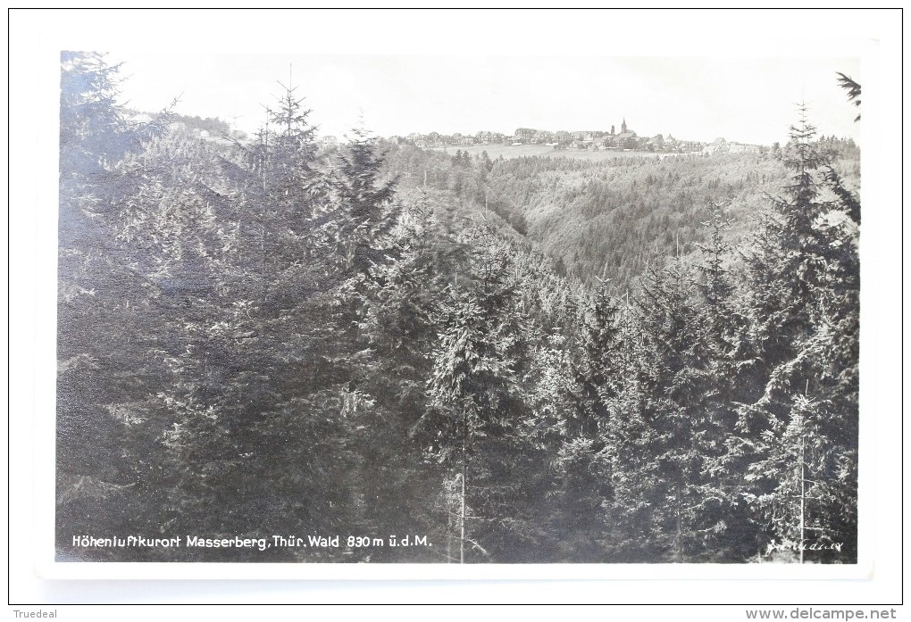 Hohenluftkurort Masserberg, Thur. Wald, Echte Photographie, 1939 - Masserberg