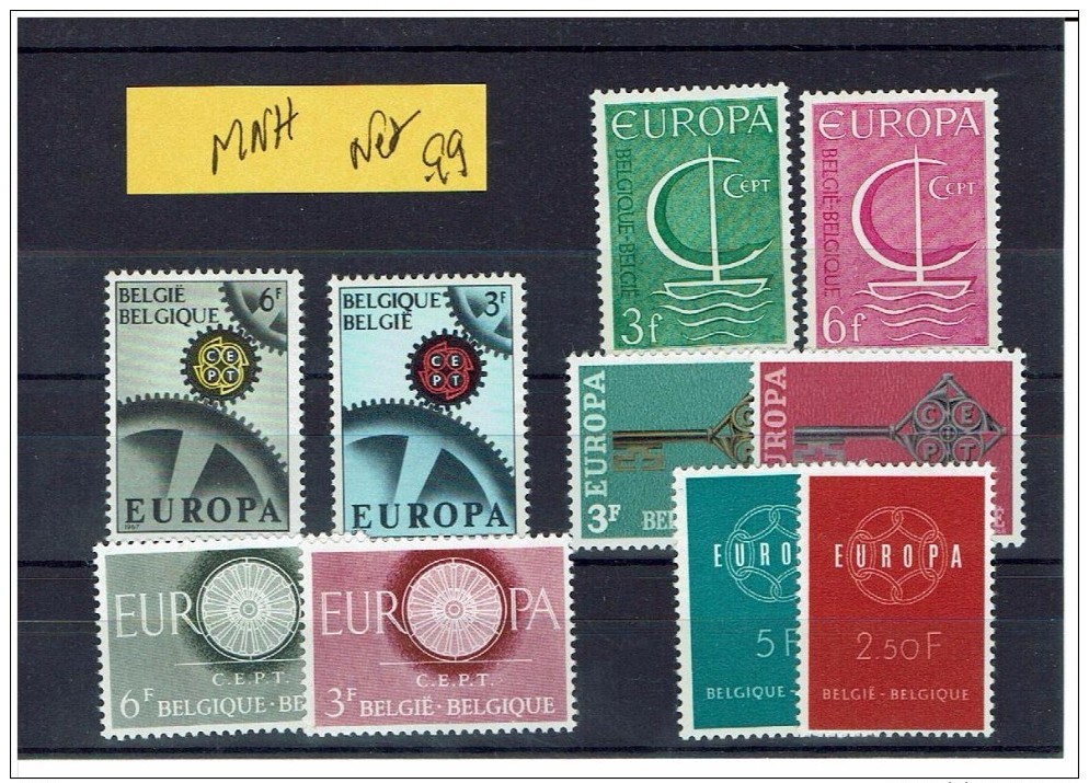 EUROPA LIQUIDATION...Belgium... MNH - Lots & Kiloware (mixtures) - Max. 999 Stamps