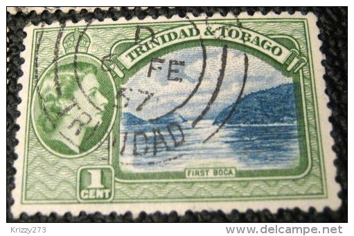 Trinidad And Tobago 1953 First Boca 1c - Used - Trinidad & Tobago (...-1961)