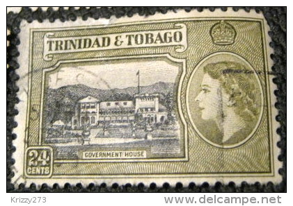 Trinidad And Tobago 1953 Government House 24c - Used - Trinidad & Tobago (...-1961)