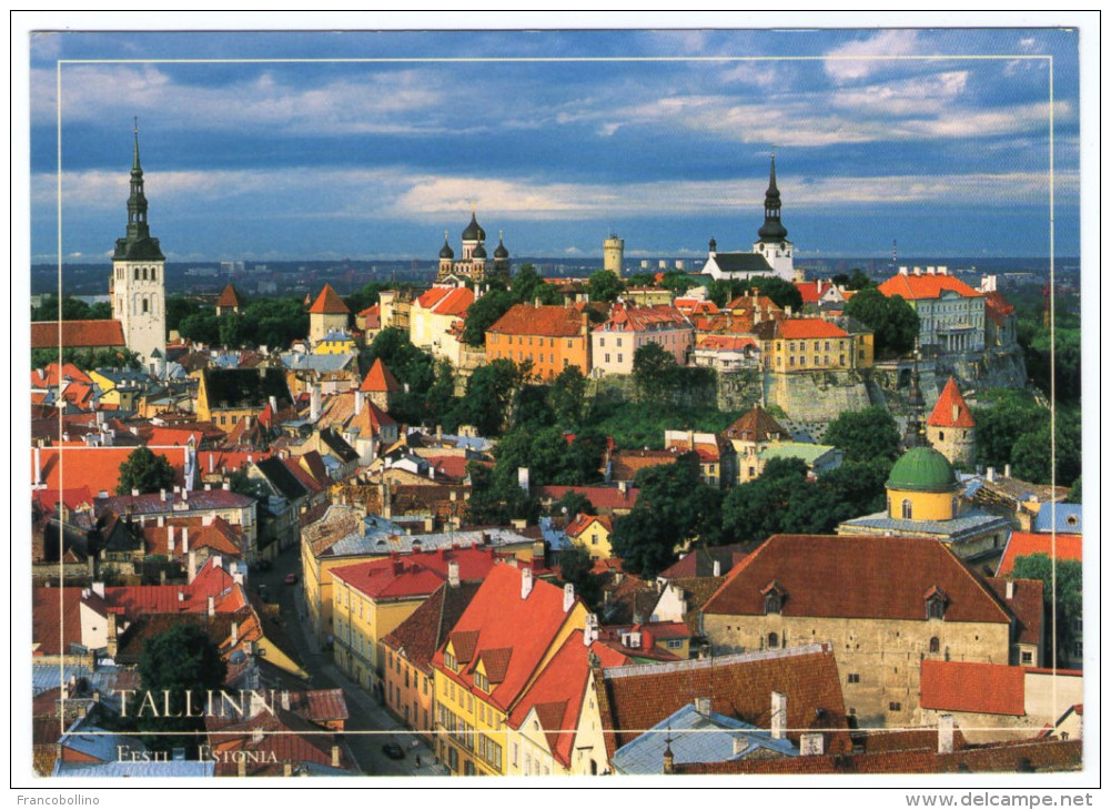 ESTONIA - TALLINN OLD TOWN / THEMATIC STAMP-COSTUMES-MUSIC - Estonia